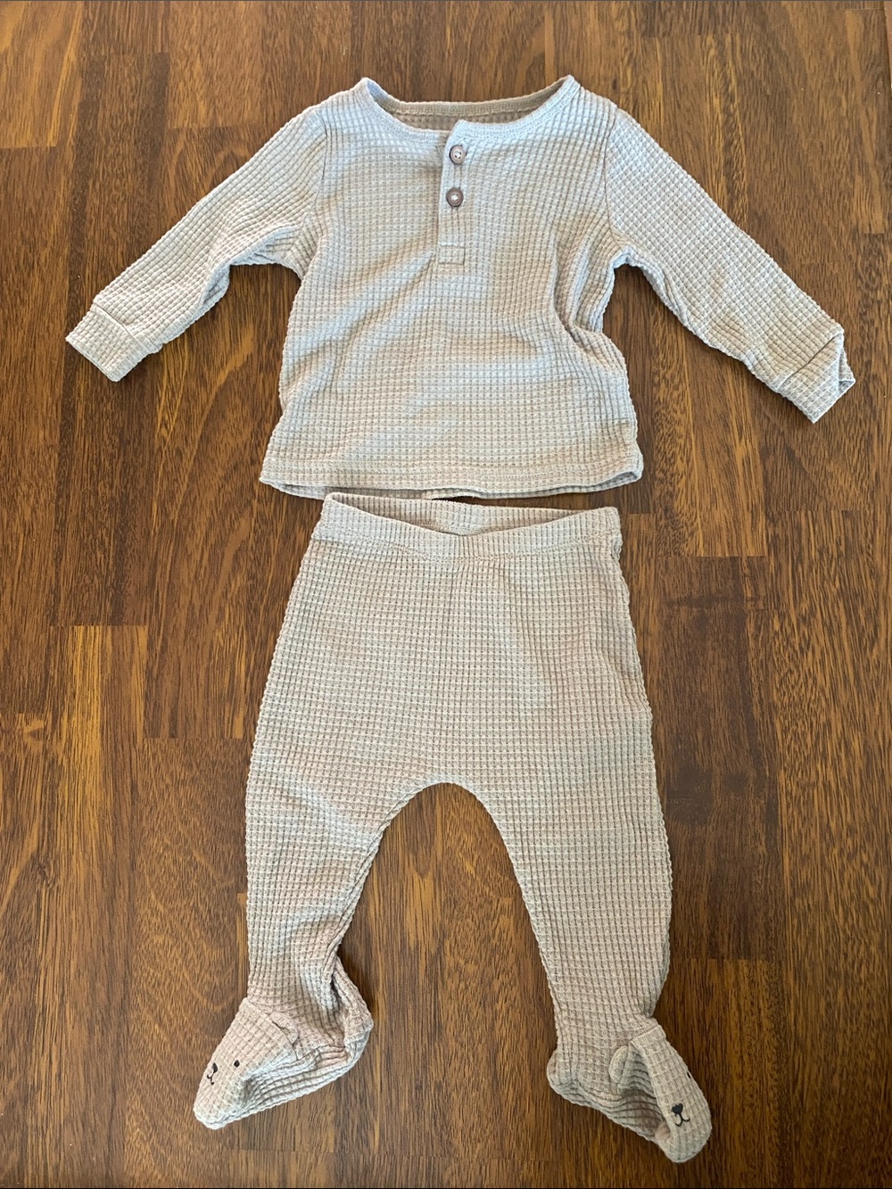 Carter's Infant Waffle Knit Two-Piece Set - 6 mo